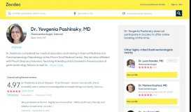 
							         Dr. Yevgenia Pashinsky, MD, New York, NY (10028) Gastroenterologist								  
							    