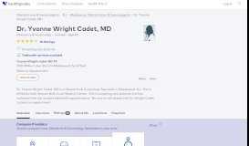 
							         Dr. Yvonne Wright Cadet, MD - Reviews - Maplewood, NJ								  
							    