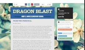 
							         Dragon Blast | Smore Newsletters for Education								  
							    
