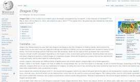 
							         Dragon City - Wikipedia								  
							    