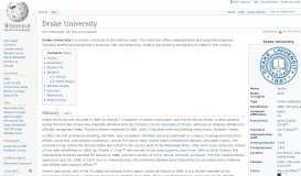 
							         Drake University - Wikipedia								  
							    