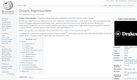 
							         Drakes Supermarkets - Wikipedia								  
							    