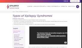 
							         Dravet Syndrome | Epilepsy Foundation								  
							    