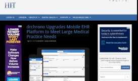 
							         drchrono Upgrades Mobile EHR Platform for Large Medical Practices								  
							    