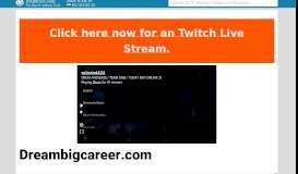 
							         Dreambigcareer - Dreambigcareer.com Website Analysis and Traffic ...								  
							    