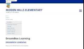 
							         DreamBox Learning - Hidden Hills Elementary - School Loop								  
							    