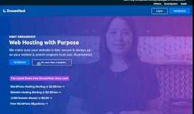 
							         DreamHost | Web Hosting For Your Purpose								  
							    