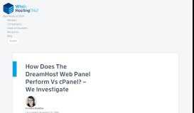
							         Dreamhost Web Panel vs cPanel: Key Differences at ...								  
							    