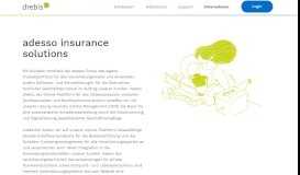 
							         drebis von adesso insurance solutions | Unternehmen								  
							    