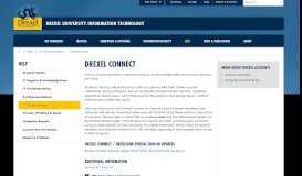 
							         Drexel Connect | Information Technology | Drexel University								  
							    