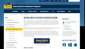 
							         Drexel Multi-Factor Authentication | Information Technology | Drexel ...								  
							    