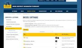 
							         Drexel Software List | Information Technology | Drexel University								  
							    
