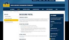 
							         DrexelOne Portal Service Page | Information Technology | Drexel ...								  
							    
