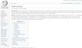 
							         Drift mining - Wikipedia								  
							    