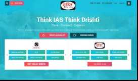
							         Drishti IAS Coaching in Delhi, Best UPSC Website For IAS Test Series ...								  
							    