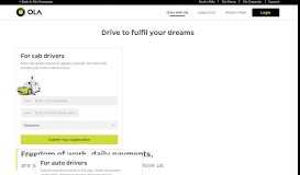 
							         Drive with Ola - Partner Portal								  
							    