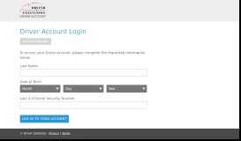 
							         Driver Account Login - Driver Solutions								  
							    