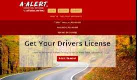 
							         Driver Education | A-Alert Driving School in West Bend								  
							    