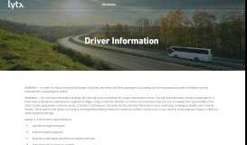 
							         Driver Information | Lytx								  
							    