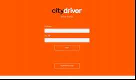 
							         Driver Portal - City Taxis								  
							    