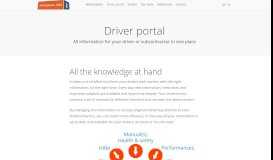 
							         Driver portal - Transport-info								  
							    