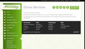 
							         Driver Services | Premier Cabs								  
							    