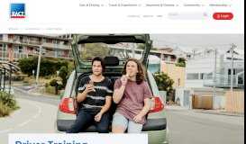 
							         Driver Training online booking portal - RACT								  
							    