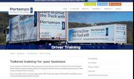 
							         Driver Training | Tailored For Your Business | Pertemps								  
							    