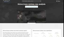 
							         Driver Trans System. Log into Driver Portal | Driver Portal								  
							    