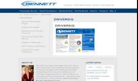 
							         DRIVERSIG | Bennett International Group, LLC								  
							    
