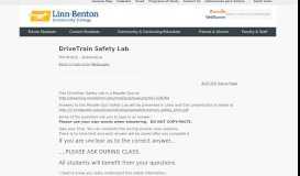 
							         DriveTrain Safety Lab - Get Inspired at LBCC | Linn-Benton ...								  
							    