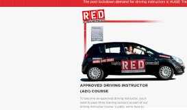 
							         Driving Instructor Courses | ADI Training | RED Driving School								  
							    
