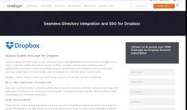
							         Dropbox for Business Single Sign On (SSO) - Active Directory ...								  
							    