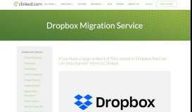
							         Dropbox Migration Service - Clinked								  
							    