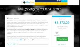 
							         Drought Angels Fiver for a Farmer | GiveEasy Fundraising Portal								  
							    
