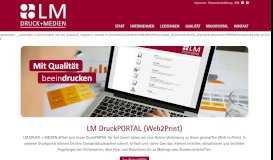 
							         Druckportal - LM Druck + Medien GmbH								  
							    