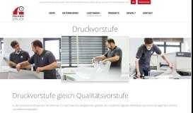 
							         Druckvorstufe - FISCHER DRUCK GmbH								  
							    