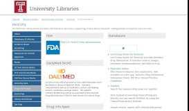 
							         Drug Information - Dentistry - Research Guides at Temple University								  
							    