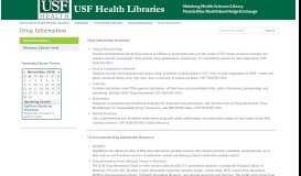 
							         Drug Information - Drug Information - LibGuides at University of South ...								  
							    