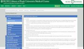 
							         Drug Information - Family Medicine - LibGuides at Rush University ...								  
							    