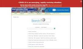 
							         Drug Information Portal - Mobile - U.S. National Library of Medicine ...								  
							    