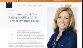 
							         Druva Awarded 5-Star Rating in CRN's 2018 Partner Program Guide ...								  
							    