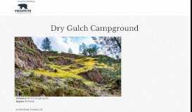 
							         Dry Gulch Campground | Discover Yosemite National Park								  
							    