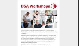 
							         DSA Workshops - Claro Software								  
							    