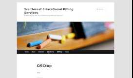 
							         DSCtop | Southwest Educational Billing Services								  
							    