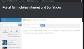 
							         DSL Stick - Portal für mobiles Internet und Surfsticks								  
							    