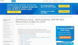 
							         DSP Mutual Fund - Best Schemes, DSP MF NAV ... - ClearTax								  
							    