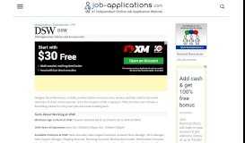 
							         DSW Application, Jobs & Careers Online - Job-Applications.com								  
							    