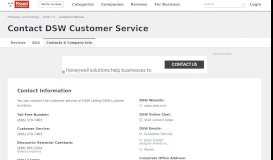 
							         DSW Customer Service Phone Number (866) 379-7463 ...								  
							    