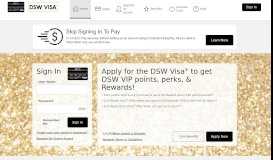 
							         DSW Visa - Manage your account - Comenity								  
							    